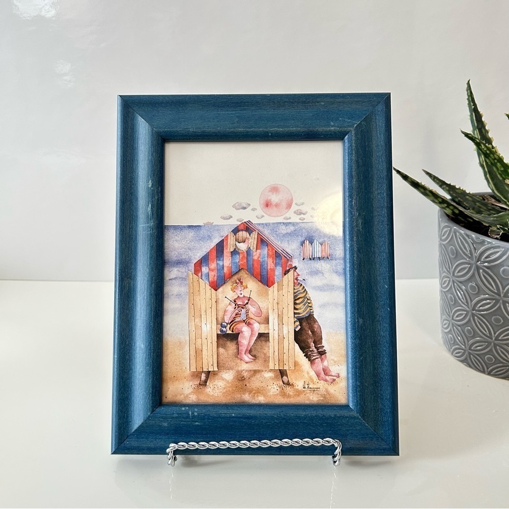 Griff and Graff reproduction wood framed picture sign Ch. Thouzeau